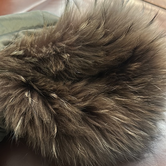 1 Madison Olive green down puffer jacket long warm winter outerwear - Picture 15 of 16